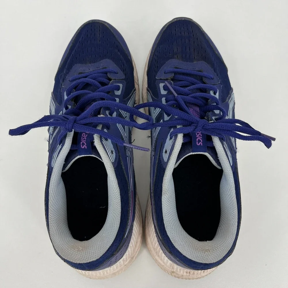 Asics Womens Gel Contend‎ 8 1012B319 Purple Running Shoes Sneakers Size 9.5 W